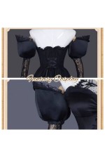 Identity V Perfumer Fatal Affection Black Formal Dress Cosplay Costume